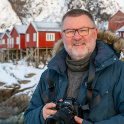 Naturfotograf Willi Rolfes im Winter auf den Lofoten